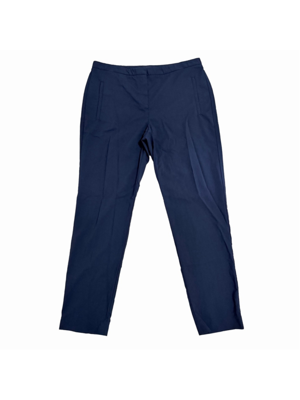 Theory Reedly Navy Wool Trouser Pants Women's Size 10 Office Work Professional